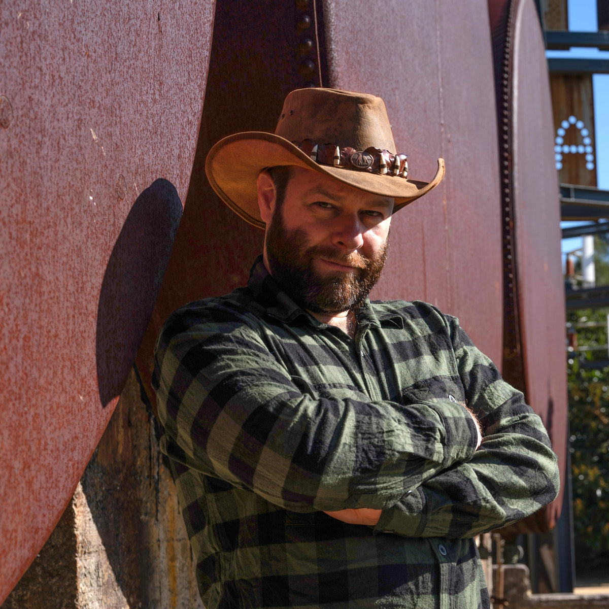 Russ Shapeable Leather Hat - Kakadu Traders Australia