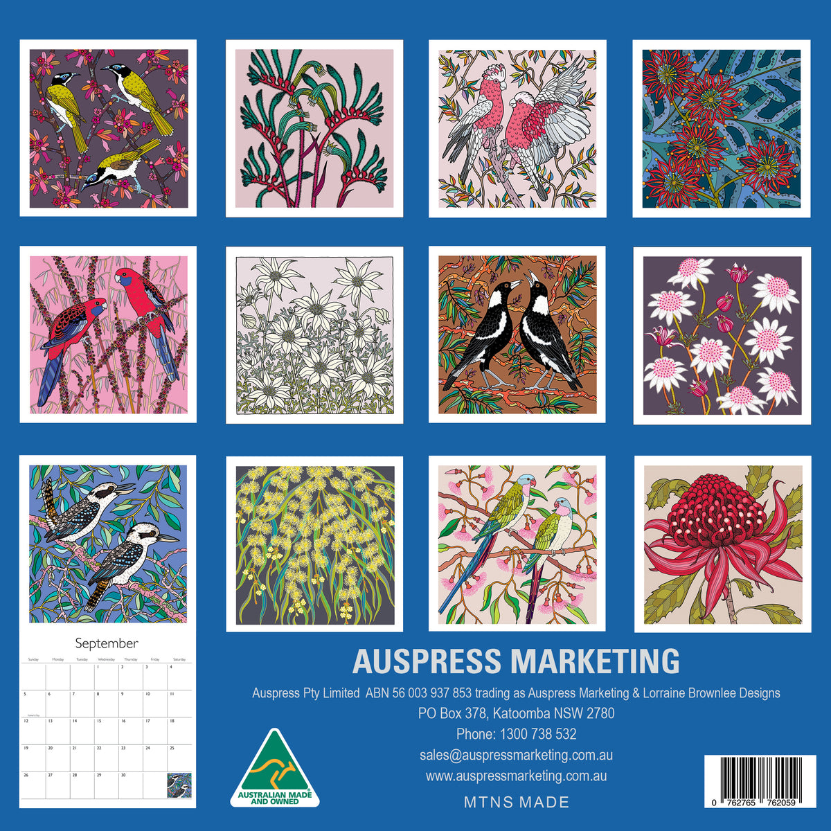 2027 Native Birds and Plants Calendar