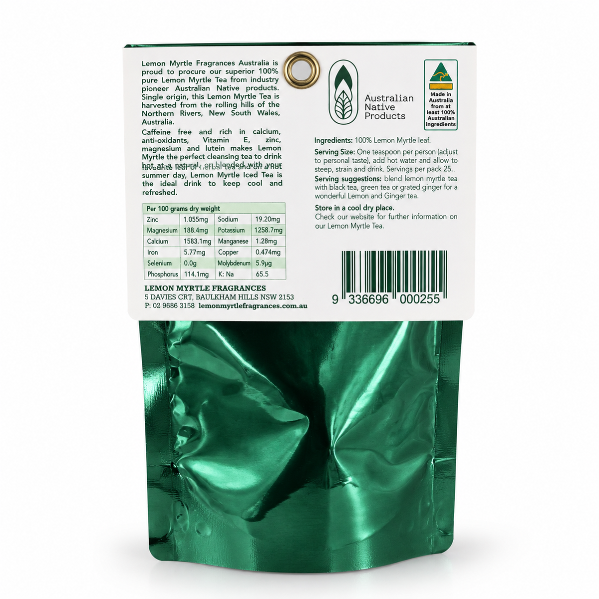 Lemon Myrtle Leaf Tea - Lemon Myrtle Fragrances