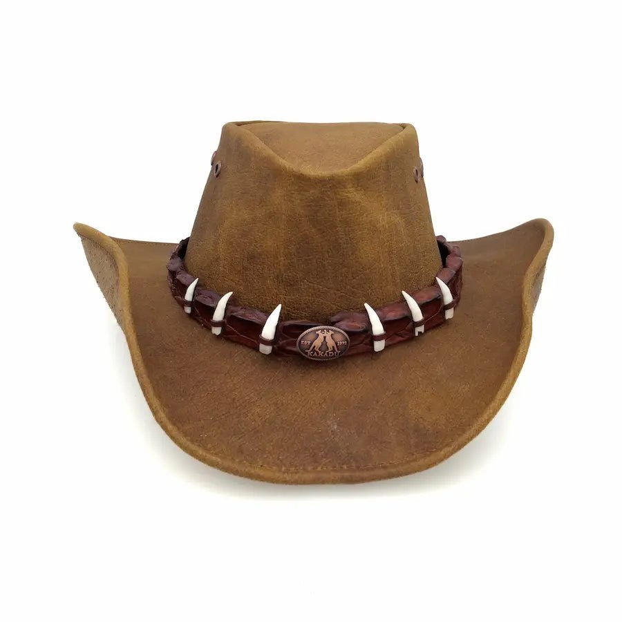 Russ Shapeable Leather Hat - Kakadu Traders Australia