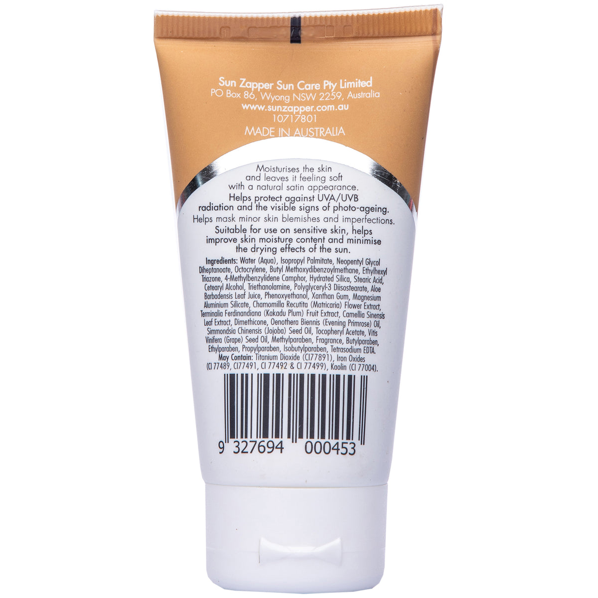 Tinted Moisturiser SPF 50+ Medium/Dark (Sun Zapper)