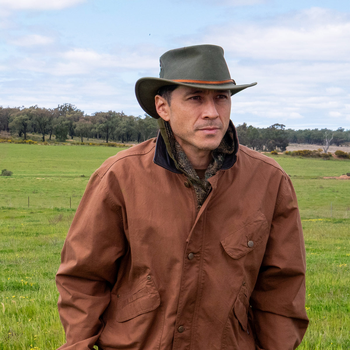 Wallaroo Kangaroo Leather Hat - Kakadu Traders Australia