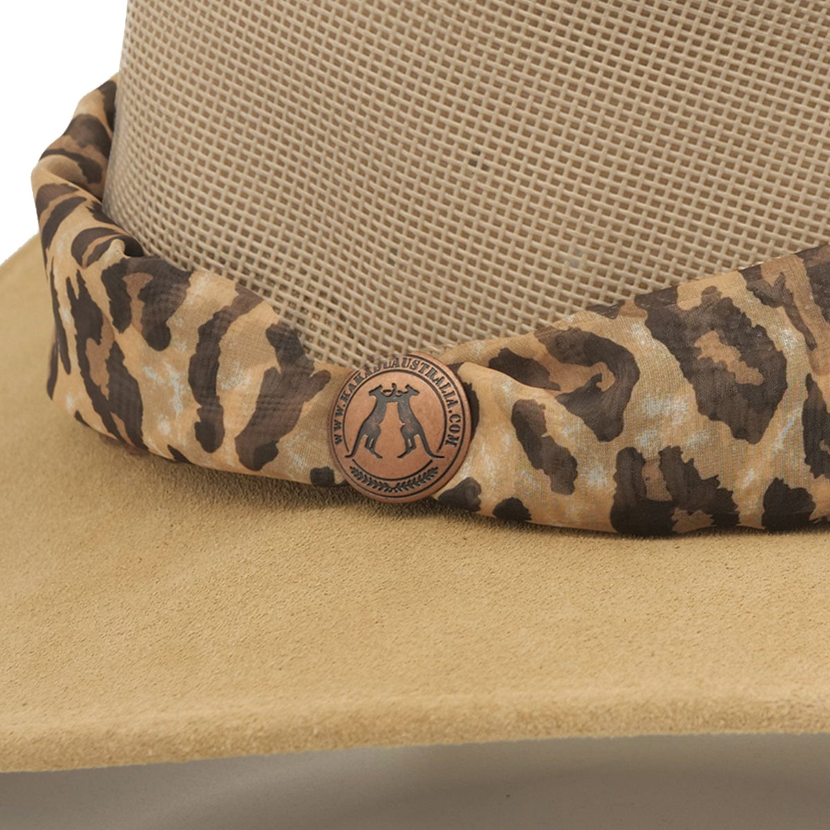 Bendigo Breeze Hat with Leopard Scarf - Kakadu Traders Australia